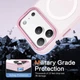 Чохол Wave Premium Matte Insane Guard case with MagSafe (TPU+PC) для Apple iPhone 17 Pro 6.3" Pink - зображення 5