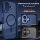 Чохол Wave Premium Matte Insane Guard case with MagSafe (TPU+PC) для Apple iPhone 17 6.1" Midnight Blue - зображення 6