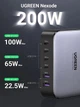 Сетевое зарядное устройство для Ugreen 200W GaN Nexode X764 (EU) - зображення 4