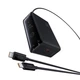 Мережевий зарядний пристрій Baseus Digital GaN Intelligent Desktop Fast Charger 240W Black - зображення 4
