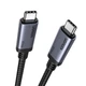 Кабель Ugreen USB Type-C to Type-C USB4 / Thunderbolt 5/4 240W (UG-L706) 1 метр - зображення 9