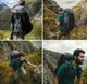 Рюкзак туристичний Naturehike Rock NH20BB113, 40+5 л, чорний - изображение 5
