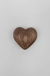Деревянная детская мебельная ручка-кнопка из дуба Heart сердце 60×55 мм, палисандр - изображение 6
