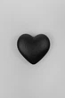 Дерев’яна дитяча меблева ручка-кнопка з дуба Heart серце 60×55 мм, чорний дуб - зображення 2