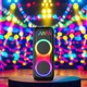 RGB портативна колонка 100 Вт з 2шт мікрофонами JBL PartyBox акустична система SING-E ZQS10212 - зображення 10