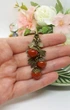 Кулон желуди на дубовом листочке, красная яшма - изображение 9