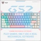Механічна геймерська клавіатура Onikuma G-32, RGB підсвітка та 3 режима підключення, ігрова Bluetooth клавіатура для ПК Блакитний - зображення 2