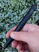 Ручка тактическая Tactical Pen с клипсой стеклобоем алюминиевый корпус черная - изображение 4