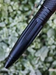 Ручка тактическая Tactical Pen с клипсой стеклобоем алюминиевый корпус черная - изображение 5