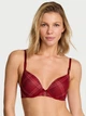 Комплект білизни Victoria's Secret погруддя Push-Up та трусики тонг 1159859606 (Червоний 38C/L) - зображення 2