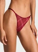 Комплект білизни Victoria's Secret погруддя Push-Up та трусики тонг 1159859606 (Червоний 38C/L) - зображення 4