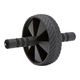 Колесо для преса Adidas Ab Wheel, посилене, до 150 кг, Ø18 см, чорне, тренажер для м'язів живота (ADAC-11404) - зображення 1