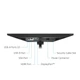 TFT 23.8' HP E24mv G4, IPS, HDMI, VGA, DP, USB, Cam, HAS, Pivot, колонки, сріблястий - зображення 7