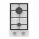 Газовая варочная поверхность Domino Perfelli PERLA M32C BIANCO, белая эмалированная рабочая поверхность на кухню на 2 конфорки - изображение 3