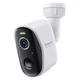 Комплект з 3-ох зовнішніх камер відеоспостереження Baseus N1 Security Outdoor Camera 2k 3-Cam Kit |кут огляду 145°, акумулятор 7800мАг, IP67, 16Gb eMMC (16TB Max), кольорове нічне бачення, аудіозв'язок| Білий - зображення 2