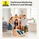 Умная камера видеонаблюдения Baseus P1 Lite Security Indoor Camera 2K |внутренняя, 3MP, 8x Zoom, Wi-Fi 2.4 ГГц, 2K, обзор на 360°, AI-функции, двусторонняя аудиосвязь, ночное видение| Белый - изображение 8