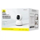 Умная камера видеонаблюдения Baseus P1 Lite Security Indoor Camera 2K |внутренняя, 3MP, 8x Zoom, Wi-Fi 2.4 ГГц, 2K, обзор на 360°, AI-функции, двусторонняя аудиосвязь, ночное видение| Белый - изображение 14