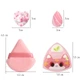 Спонжи для макияжа 12 шт Onigiri Cat, набор спонжей для макияжа разных форм, розовый - изображение 4