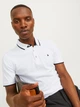 Поло длинное мужское Jack & Jones 12136668 L White (5713732992400) - изображение 4