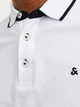 Поло длинное мужское Jack & Jones 12136668 L White (5713732992400) - изображение 5