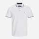 Поло длинное мужское Jack & Jones 12136668 L White (5713732992400) - изображение 7
