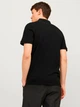 Поло длинное мужское Jack & Jones 12136668 L Black (5715096203185) - изображение 2
