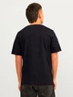 Футболка хлопковая длинная мужская Jack & Jones 12151955 2XL Black (5715602802345) - изображение 2
