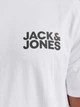 Футболка хлопковая длинная мужская Jack & Jones 12158505 5XL White (5715672890426) - изображение 6
