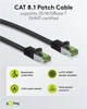 Патч-корд Goobay RJ45 SFTP8.1 0.5m patch AWG26 D=6.2mm LSOH 4PPoE сірий(75.06.1114) - изображение 3