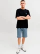 Шорты хлопковые короткие мужские Jack & Jones 12288638 L Blue Mirage (5715733304800) - изображение 4