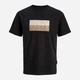 Футболка хлопковая длинная мужская Jack & Jones 12289863 XL Black (5715866830900) - изображение 7