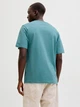 Футболка хлопковая длинная мужская Jack & Jones 12289863 2XL North Atlantic (5715866831112) - изображение 2