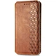 Чохол Deexe Rhombus Wallet для Xiaomi Poco X8 Pro - Brown - зображення 5