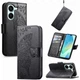Чохол-книжка з малюнком UniCase Butterfly Pattern для Xiaomi Poco X8 Pro - Black - зображення 4