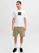 Футболка хлопковая длинная мужская Jack & Jones 12290856 2XL Bright White (5715867123384) - изображение 3