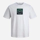 Футболка хлопковая длинная мужская Jack & Jones 12290856 S Bright White (5715867123230) - изображение 7
