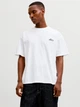 Футболка хлопковая длинная мужская Jack & Jones 12292982 XL Bright White (5715866860426) - изображение 1