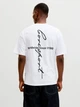 Футболка хлопковая длинная мужская Jack & Jones 12292982 XS Bright White (5715866860631) - изображение 2