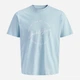 Футболка хлопковая длинная мужская Jack & Jones 12294514 6XL Celestial Blue (5715831684538) - изображение 4