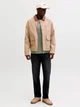 Футболка хлопковая длинная мужская Jack & Jones 12298017 S Smokey Olive (5715868965891) - изображение 3