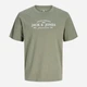 Футболка хлопковая длинная мужская Jack & Jones 12298017 S Smokey Olive (5715868965891) - изображение 7