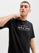 Футболка хлопковая длинная мужская Jack & Jones 12298017 2XL Black (5715868966072) - изображение 4