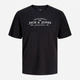 Футболка хлопковая длинная мужская Jack & Jones 12298017 S Black (5715868965914) - изображение 7