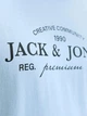Футболка хлопковая длинная мужская Jack & Jones 12298017 L Chambray Blue (5715868965983) - изображение 6