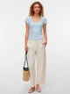 Футболка хлопковая женская Vero Moda 10344953 M Ice Water (5715905603489) - изображение 3
