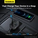 FM-модулятор Baseus FM Launcher S-09 Lite 35W (Bluetooth 5.3, PD+QC, Type-C+2USB). Black - изображение 8