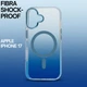 Чехол для смартфона BeCover FIBRA Shock-Proof case with MagSafe для Apple iPhone 17 Blue (BC_715440) - изображение 4