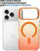 Чехол для смартфона BeCover FIBRA Shock-Proof case with MagSafe для Apple iPhone 17 Pro Max Orange (BC_715473) - изображение 4