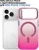 Чехол для смартфона BeCover FIBRA Shock-Proof case with MagSafe для Apple iPhone 17 Pro Max Pink (BC_715474) - изображение 5