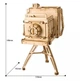 Деревянный 3D-пазл конструктор Винтажная камера Robotime Rolife Vintage Camera TG403 (142 детали) - изображение 4